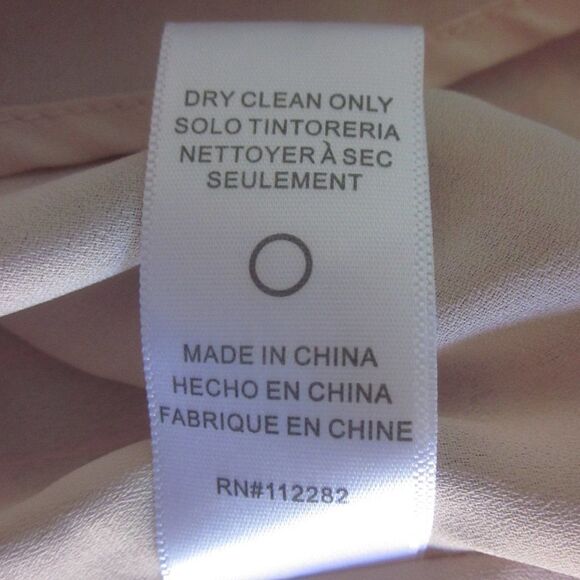 Adelyn Rae Womens Size L Summer Sleeveless Short Dress Cream & Orange Rear Zip - Picture 9 of 11